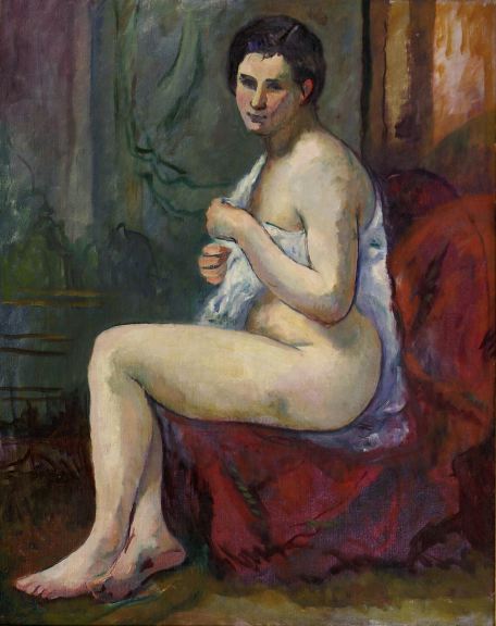 Nu assis ou le repos du modèle (Jeanne Manguin)